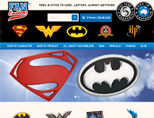 Tablet Screenshot of fanemblems.com
